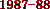 1987-1988
